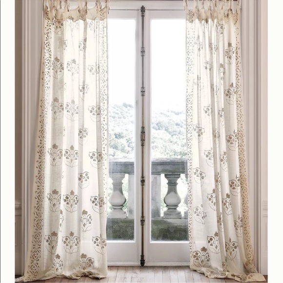 ISO: in search of three Anthropologie gleaming elora curtain panels - Picture 1 of 1